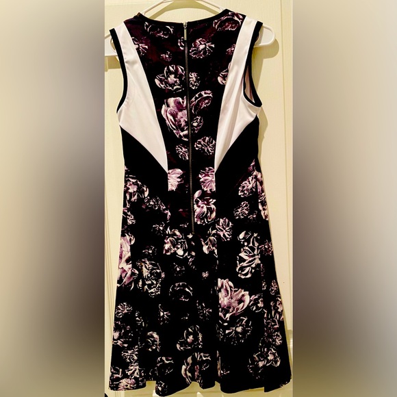 Prabal Gurung For Target Women's Black And White Floral Fit & Flare - Picture 4 of 7